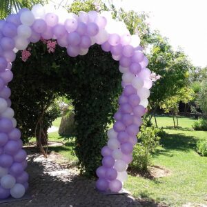 Arco de Balões Coração | Oficina de Sonhos - Animação e Decoração de Eventos Algarve