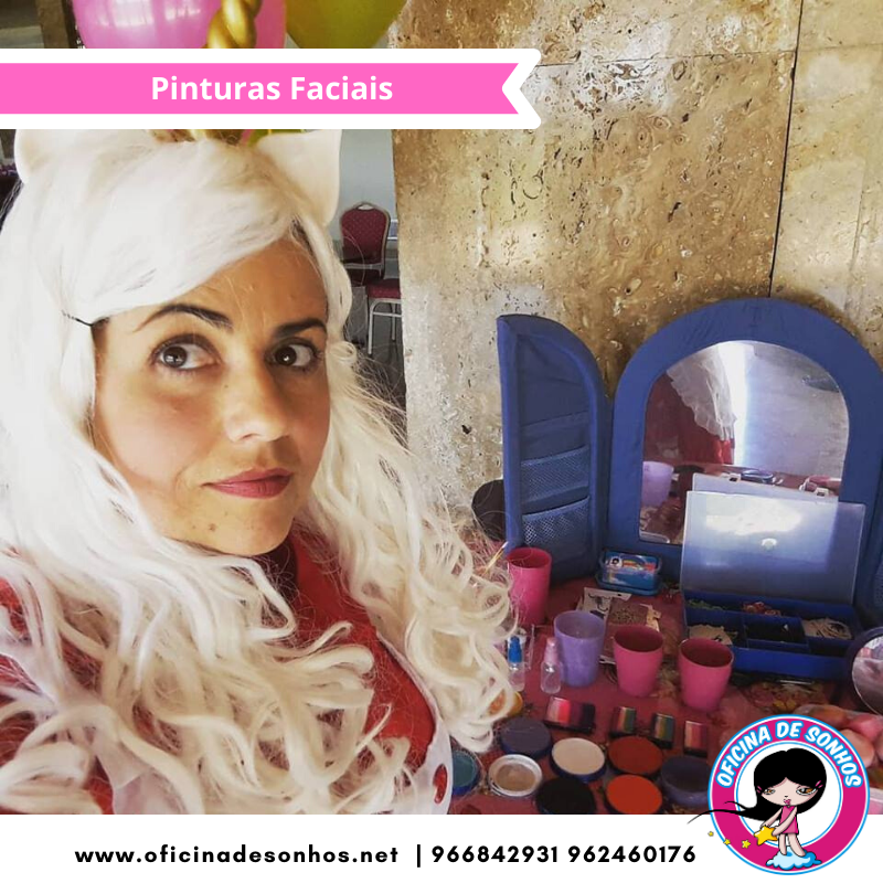 Pinturas Faciais | Oficina de Sonhos - Animação e Decoração de Eventos Algarve