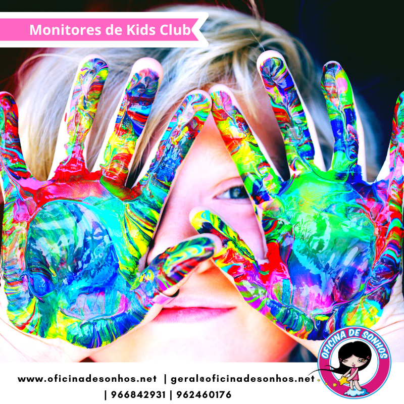 Monitores Kids Club | Oficina de Sonhos - Animação e Decoração de Eventos Algarve
