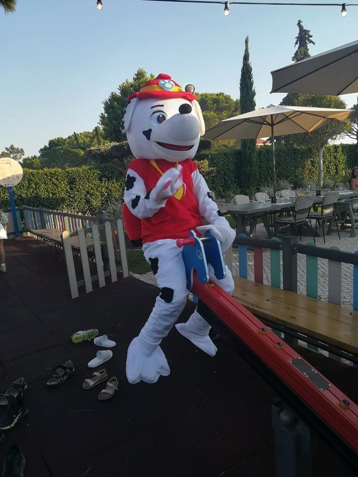 Mascote Marshall Patrulha Pata | Oficina de Sonhos - Animação e Decoração de Eventos Algarve