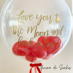 Balão Bubble Personalizado | Surpresas com Balões Algarve - Oficina de Sonhos