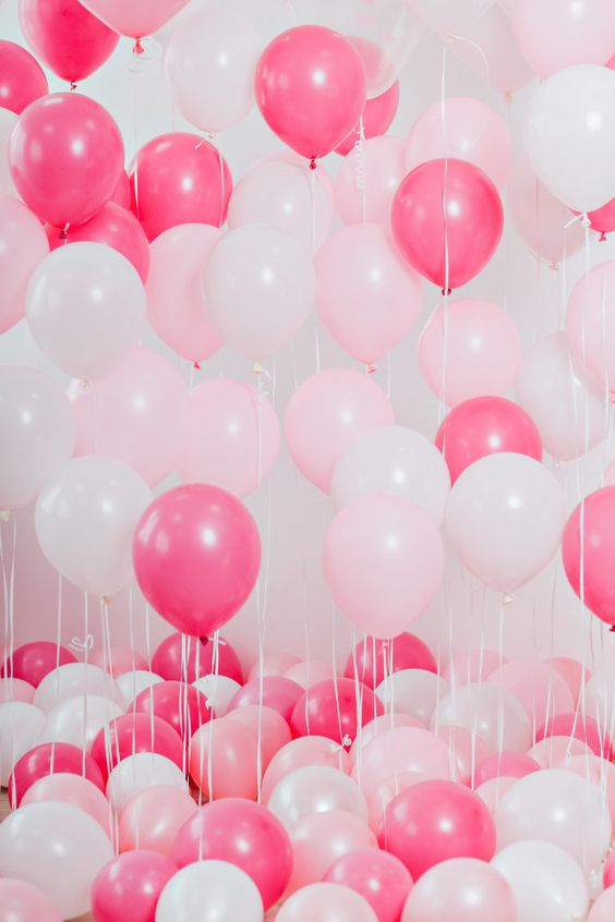 Balões Rosa | Surpresas com Balões Algarve - Oficina de Sonhos