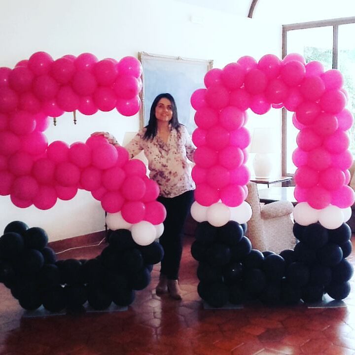 Decoração Balões Nº Gigantes | Oficina de Sonhos - Animação e Decoração de Eventos Algarve