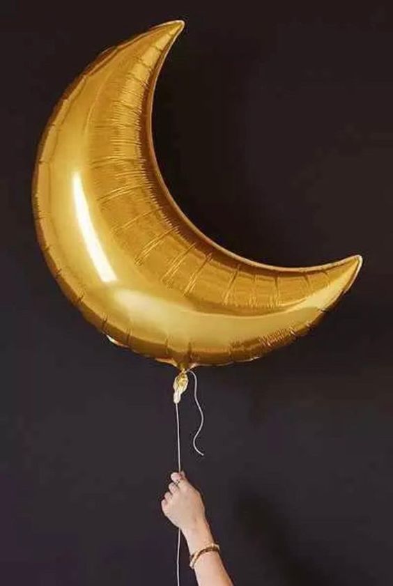 Balão Lua | Surpresas com Balões Algarve - Oficina de Sonhos