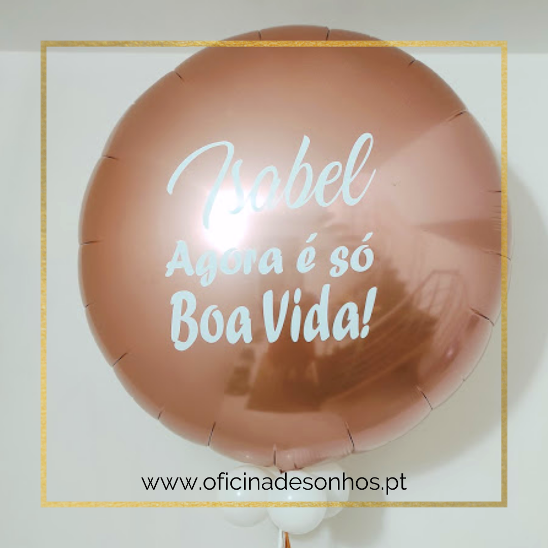 Balão Gigante Personalizado | Surpresas com Balões Algarve - Oficina de Sonhos