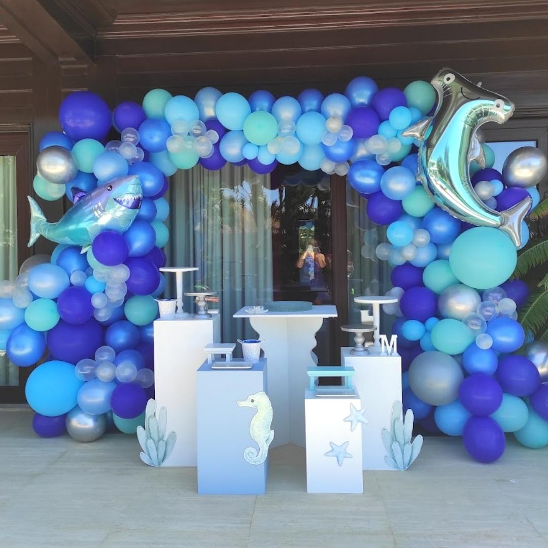 Decoração personalizada aniversário | Aluguer de Insufláveis Oficina de Sonhos Algarve