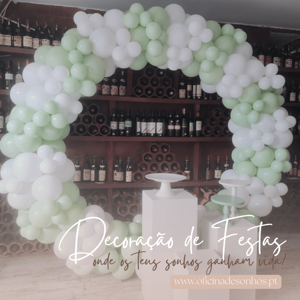 Decoração de festa temática | Oficina de Sonhos - Animação e Decoração de Eventos Algarve